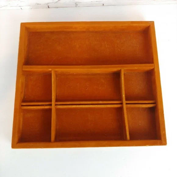 Vintage Drexel Furniture Cabernet French Dresser Fixed Accessory Valet Tray